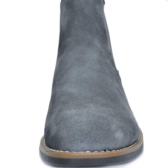 Bruno Marc Men\'s Gray Slip OnChelsea Boots. NWOT main image 6